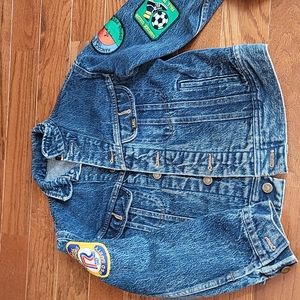 Vintage 80s lee kids denim jacket patches